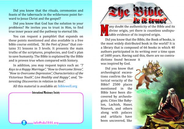 Pamphlets for the Missionary Work | International Missionary Society