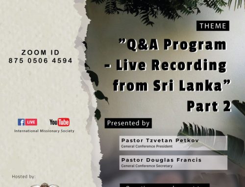 Q&A Session – Live Recording from Sri Lanka - Part 2